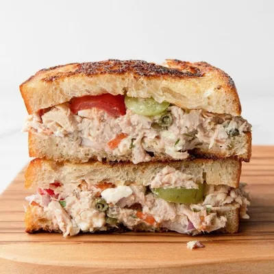 Mediterranean Tuna Sandwich
