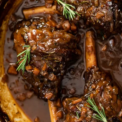 Slow braised lamb